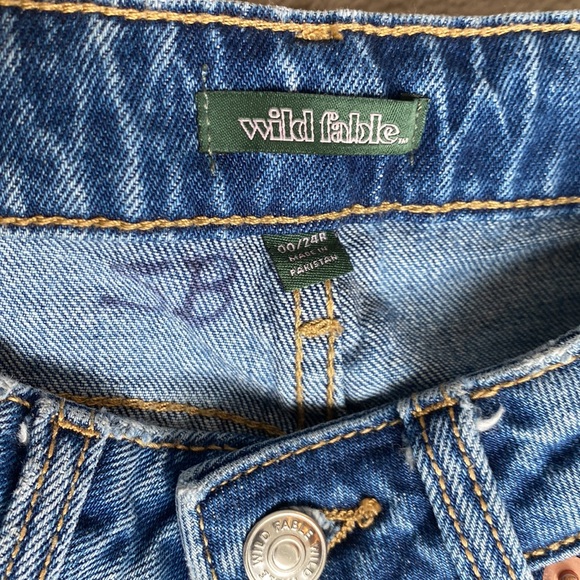 Wild Fable Highest Rise Wide Leg Ankle Jean - Picture 3 of 8